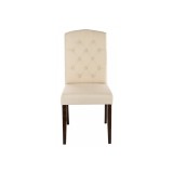 Menson dark walnut  / fabric cream Стул деревянный фото