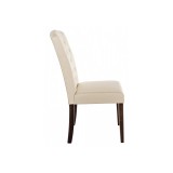 Menson dark walnut  / fabric cream Стул деревянный купить