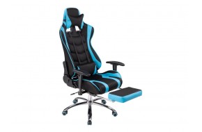 Компьютерное кресло Kano 1 light blue / black Стул