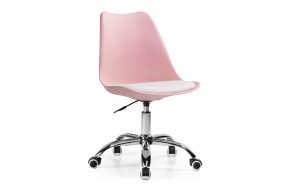Кресло компьютерное Kolin pink / white Стул