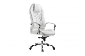 Damian white / satin chrome Компьютерное кресло