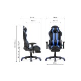 Corvet black / blue Офисное кресло фото