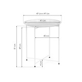 Tray 47х51 black Журнальный стол купить