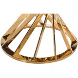 Twist gold / black Стол стеклянный купить