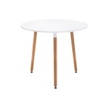 Lorini 90 white / wood Стол деревянный недорого
