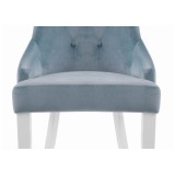Elegance white / blue Стул деревянный фото