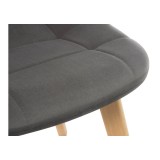 Filip dark gray / wood Стул деревянный купить