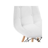 Kvadro white Стул деревянный фото