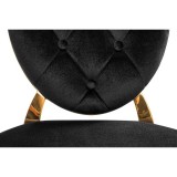 Odda черный / золотой Стул распродажа