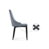 Kora gray / black Стул на металлокаркасе распродажа