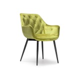 Remo khaki / black Стул на металлокаркасе недорого