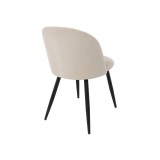 Gabi 1 beige / black Стул на металлокаркасе купить