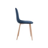 Capri dark blue / wood Стул фото