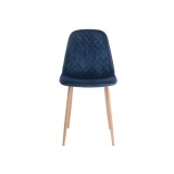 Capri dark blue / wood Стул распродажа