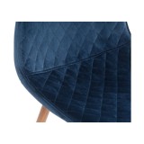 Capri dark blue / wood Стул от производителя