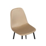 Lilu dark beige / black Стул фото