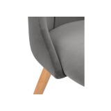 Morgan dark gray / wood Стул распродажа