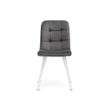 Bruk dark gray / white Стул на металлокаркасе распродажа