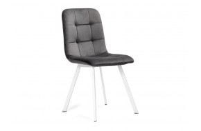 Стул Bruk dark gray / white на металлокаркасе