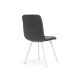 Bruk dark gray / white Стул на металлокаркасе недорого