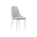 Kora white / beige Стул на металлокаркасе недорого