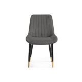 Seda 1 dark gray / gold / black Стул от производителя
