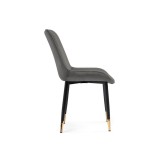 Seda 1 dark gray / gold / black Стул фото