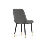 Seda 1 dark gray / gold / black Стул купить