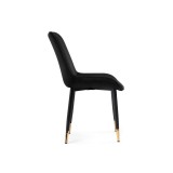 Seda 1 black / gold / black Стул фото