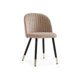 Gabi dark beige / black / gold Стул недорого
