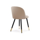 Gabi dark beige / black / gold Стул фото