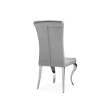 Lund dark grey / steel Стул распродажа