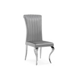 Lund dark grey / steel Стул недорого