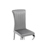 Lund dark grey / steel Стул недорого