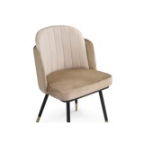 Penelopa beige / light beige / black / gold Стул недорого