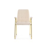 Lana cream / gold Стул фото