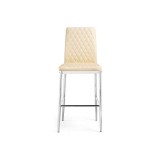 Teon beige / chrome Барный стул распродажа
