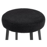 Plato black fabric Барный стул купить