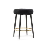 Plato black fabric Барный стул недорого