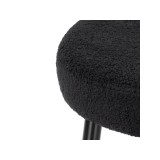 Plato black fabric Барный стул фото