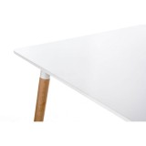 Table 120 white / wood Стол деревянный фото