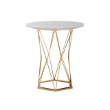 Melan white / gold Стол деревянный фото
