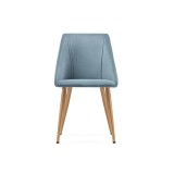 Morgan  light blue / wood Стул купить