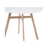 Арги 90 light purple / white / wood Обеденная группа распродажа
