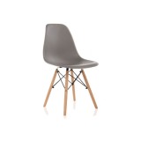 Гуанора 80 gray / white / wood Обеденная группа фото