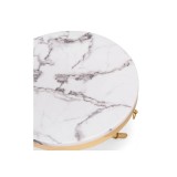 Monika 50х55 marble / gold Журнальный стол купить
