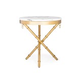 Monika 50х55 marble / gold Журнальный стол от производителя