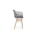 Rikon gray / wood Пластиковый стул распродажа