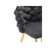 Rendi gray / gold Стул на металлокаркасе распродажа