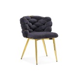 Rendi gray / gold Стул на металлокаркасе недорого
